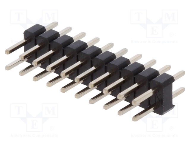 Pin header; pin strips; male; PIN: 20; straight; 2mm; THT; 2x10