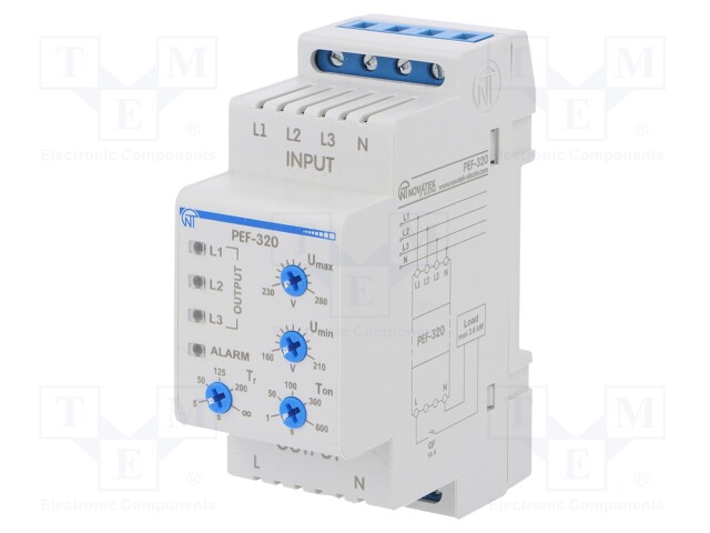 Module: voltage monitoring relay; undervoltage,phase failure