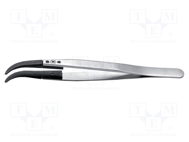 Tweezers; replaceable tips; Blade tip shape: flat,bent; ESD