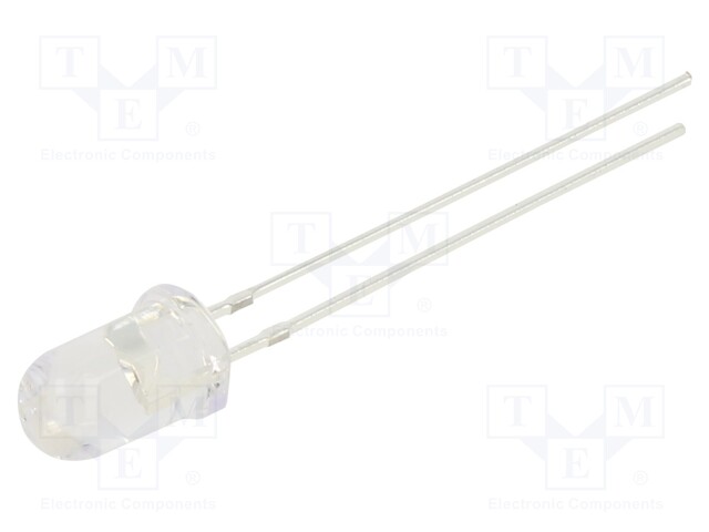 LED; 5mm; yellow; 750÷1120mcd; 30°; 1mA; 1.8÷2.2V; Front: convex