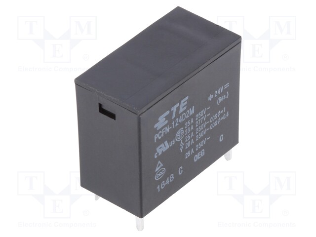 Relay: electromagnetic; SPST-NO; Ucoil: 24VDC; 25A; Series: PCFN