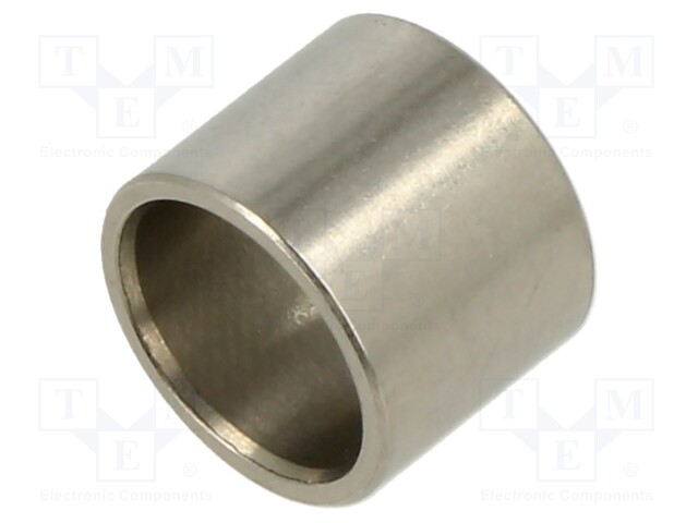 Spacer sleeve; 8mm; cylindrical; stainless steel; Out.diam: 10mm