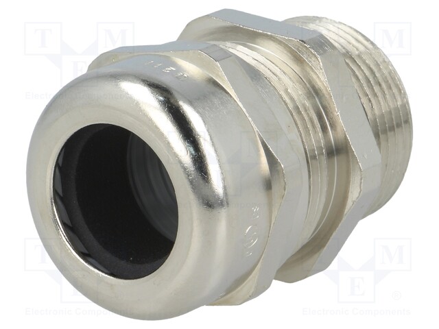 Cable gland; with earthing; M25; IP68; Mat: brass