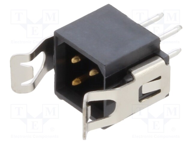 Pin Header, Board-to-Board, Wire-to-Board, 2 mm, 2 Rows, 4 Contacts, Through Hole