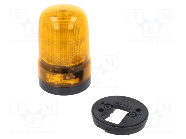 Signaller: lighting; amber; SL08; 10÷30VDC; Light source: LED; IP23