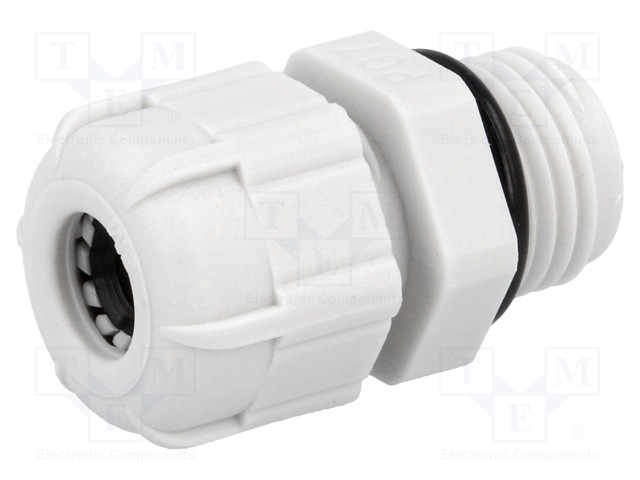 Cable gland; PG7; IP68; Mat: polyamide; grey; UL94V-2