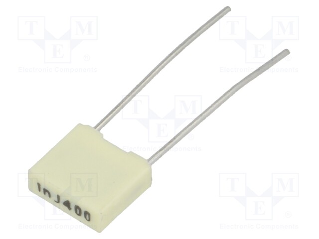 Capacitor: polyester; 1nF; 200VAC; 400VDC; Pitch: 5mm; ±5%