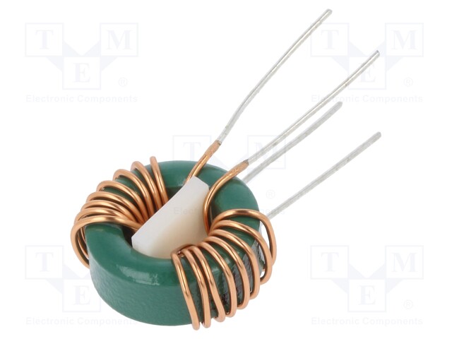 Inductor: wire; THT; 470uH; 3.3A; 9mΩ; 230VAC; 8x5mm; -20÷+50%; 10kHz