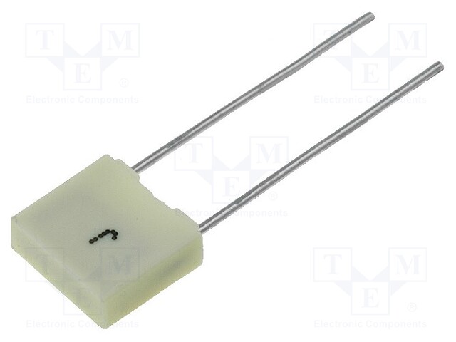 Capacitor: polyester; 100nF; 40VAC; 63VDC; Pitch: 5mm; ±5%