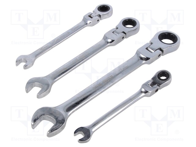 Wrenches set; combination spanner,with ratchet,with joint