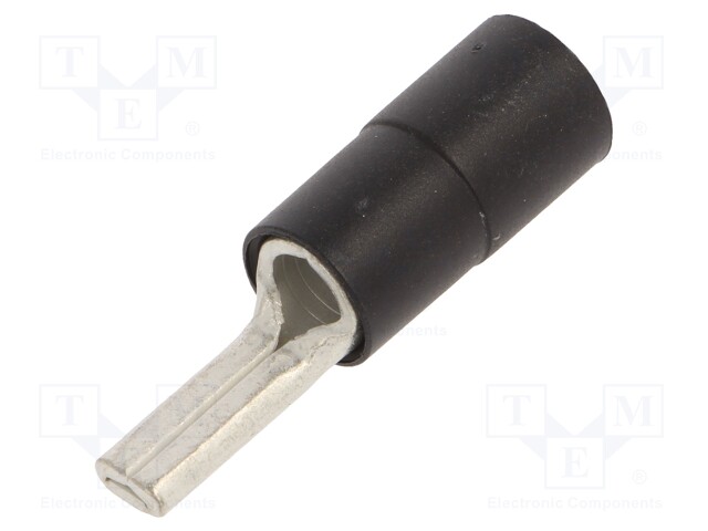 Tip: wire pin; Ø: 5.5mm; 16mm2; crimped; for cable; insulated; black