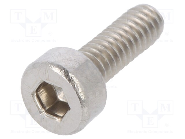 Screw; M2x6; DIN: 912; Head: cheese head; imbus; A2 stainless steel