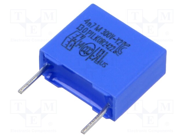 Capacitor: polypropylene; Y2; 4.7nF; THT; ±20%; 10mm; -55÷105°C