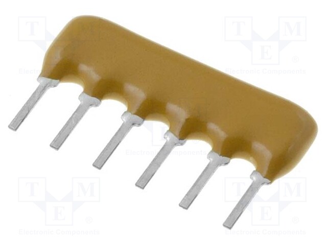 Resistor network: X; 1kΩ; No.of resistors: 5; THT; 0.2W; ±2%; 100V