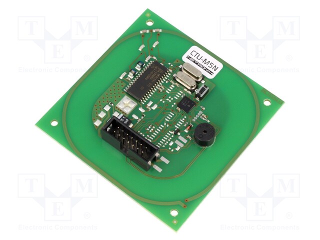 RFID reader; antenna; 79.5x79.5x12mm; 5V; Card memory: 40