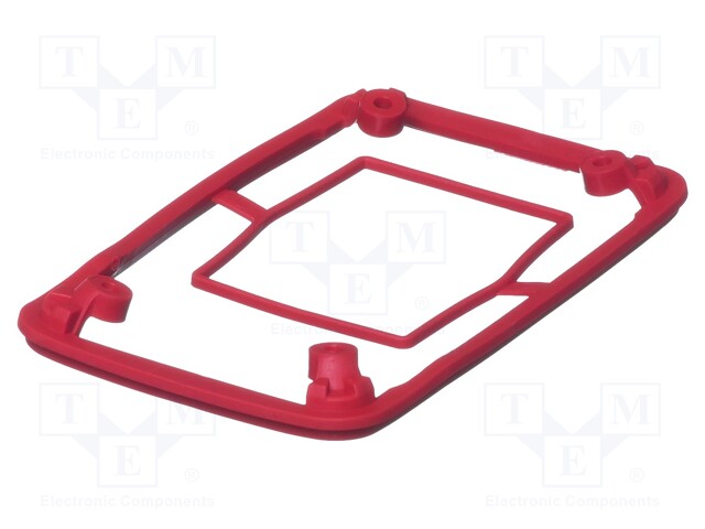 Gasket; elastomer thermoplastic TPE; Series: BoPad; Colour: red