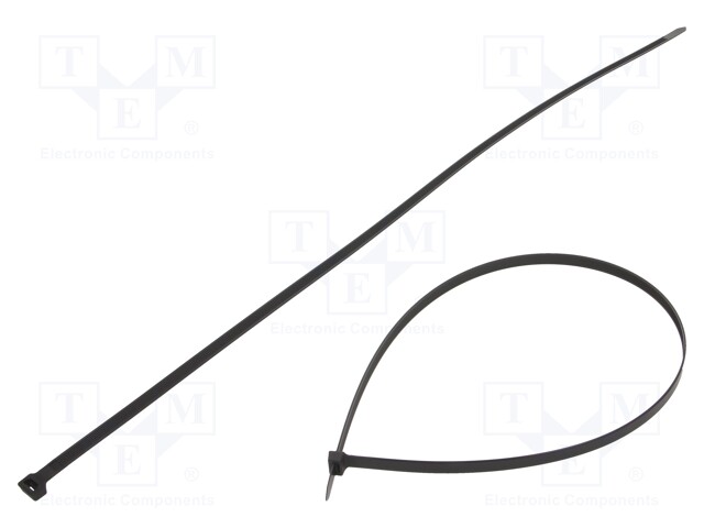 Cable tie; L: 900mm; W: 12.5mm; polyamide; 1112N; black; Ømax: 265mm