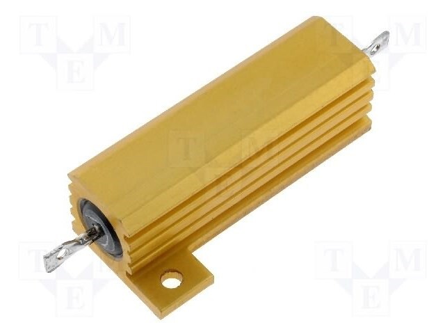 Resistor: wire-wound; with heatsink; screw; 100Ω; 50W; ±5%