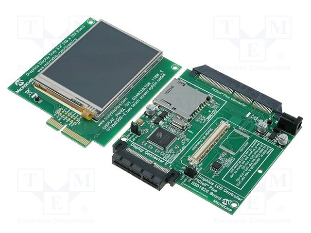 Set LCD display and LCD driver board