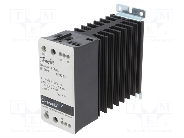 Relay: solid state; Ucntrl: 24÷230VDC; Ucntrl: 24÷230VAC; 30A