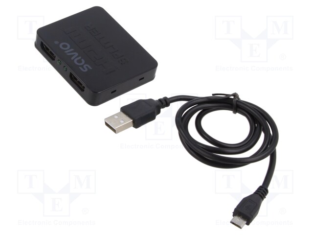 Splitter; HDCP 1.3,HDMI 1.4; black; Input: HDMI socket
