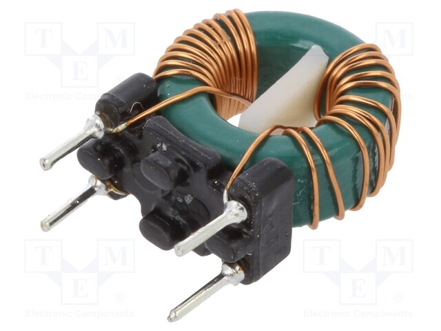 Inductor: wire; THT; 680uH; 900mA; 80mΩ; 230VAC; 4.5x10mm; -20÷+50%