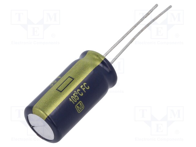 Electrolytic Capacitor, 470 µF, 35 V, EEUFC Series, ± 20%, Radial Leaded, 3000 hours @ 105°C