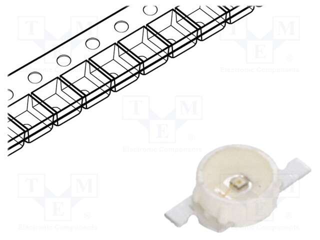 LED; SMD; blue; 224÷560mcd; Ø2.1mm; 120°; 2.9÷3.7V; 20mA; Front: flat