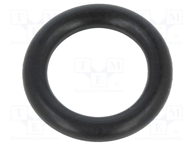 O-ring gasket; NBR; D: 1.5mm; Øint: 6mm; black; -30÷100°C