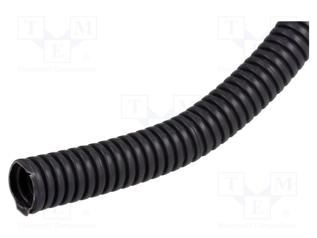 Protective tube; Conduit size: 25; PVC; black; L: 50m; 750N