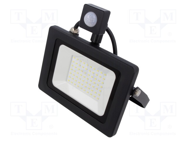 Lamp: LED flood light; 230VAC; 50W; 6400K; CRImin: 80; 4000lm