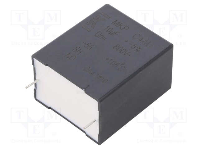 Capacitor: polypropylene; DC-Link; 10uF; ESR: 5.9mΩ; THT; ±5%; 13.9A