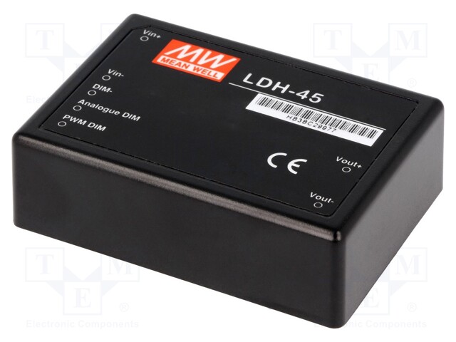 Converter: DC/DC; 45W; Uin: 18÷32V; Uout: 21÷43VDC; Iin: 2A; 138g