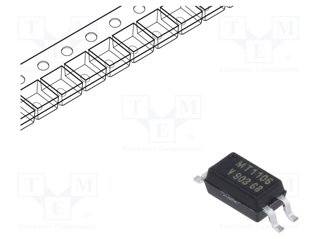 Optocoupler; SMD; Channels: 1; Out: transistor; Uinsul: 3.75kV