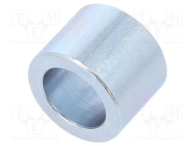 Spacer sleeve; 10.5mm; cylindrical; steel; zinc; Out.diam: 12mm