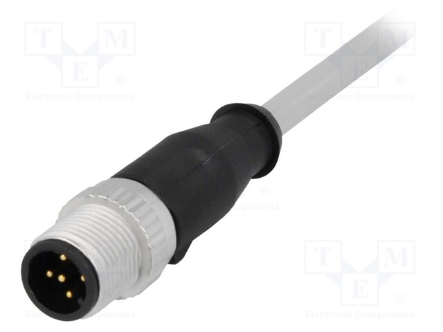 Plug; M12; PIN: 5; male; A code-DeviceNet / CANopen; 10m; straight