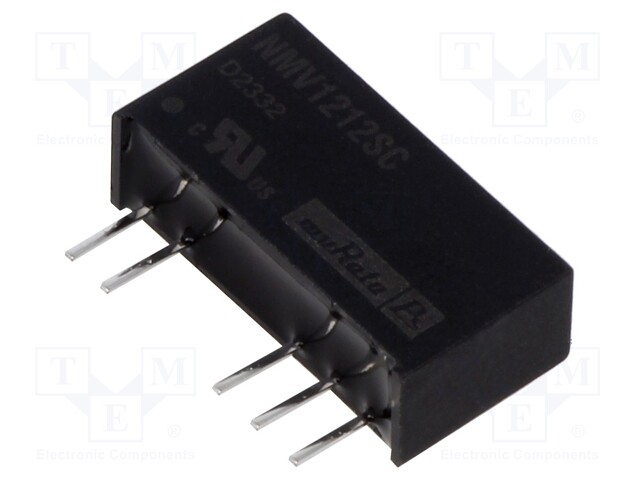 Isolated Board Mount DC/DC Converter, 3kV Isolation, ITE, 2 Output, 1 W, 12 V, 42 mA, -12 V