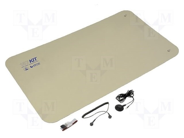 Protective bench kit; ESD; L: 1200mm; W: 600mm; D: 2mm; beige; 1MΩ/km