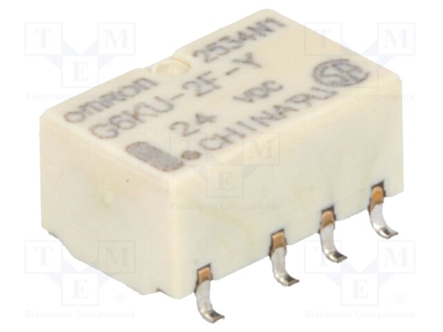 Relay: electromagnetic; DPDT; Ucoil: 24VDC; 0.3A/125VAC; 1A/30VDC