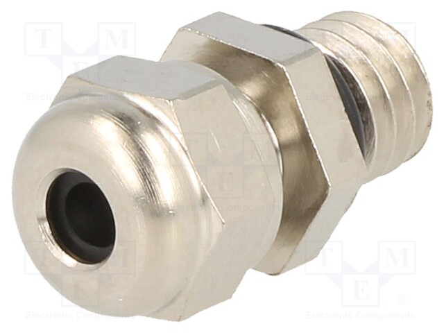 Cable gland; M6; IP68; Mat: brass; Man.series: HSK-MINI