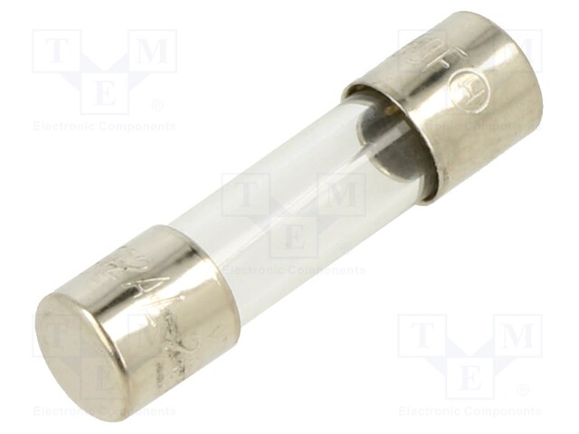 Fuse: fuse; 12A; 250VAC; glass; 20x5.2mm; brass; bulk; nickel plated