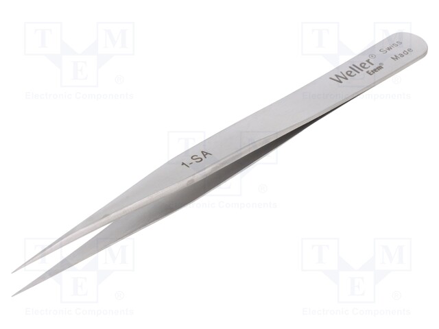 Tweezers; 120mm; Blades: straight; Blade tip shape: sharp