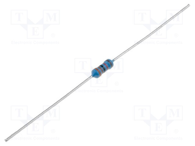 Resistor: metal film; THT; 33kΩ; 0.6W; ±1%; Ø2.4x6.3mm; 50ppm/°C