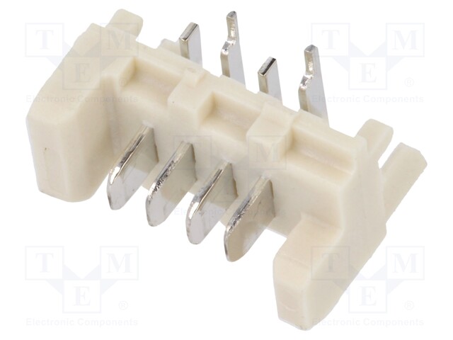 Socket; wire-board; male; PIN: 4; 1.27mm; SMT; PicoFlex; 1.2A; tinned