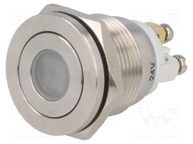 Switch: vandal resistant; Pos: 2; SPST-NO; 0.5A/220VAC; 2A/36VDC