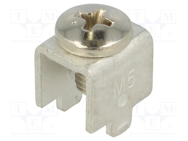 Terminal: screw terminal; THT,screw terminal; brass; tinned