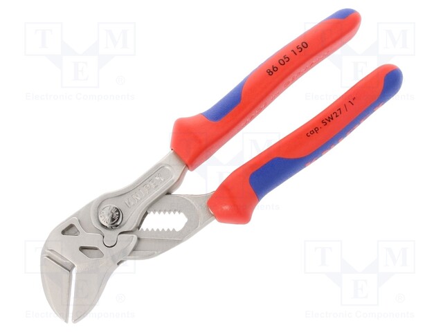 Pliers; universal wrench; 150mm; steel; Steps: 14