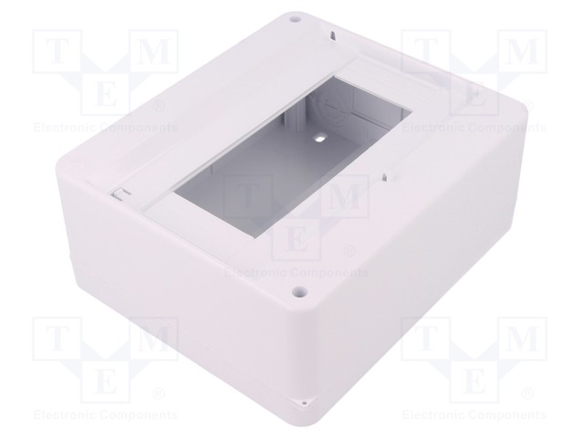 Enclosure: for modular components; IP30; white; No.of mod: 8; ABS