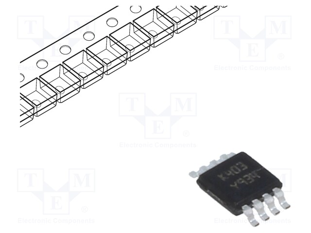 Operational amplifier; 1.1MHz; 3÷30V; Channels: 2; miniSO8