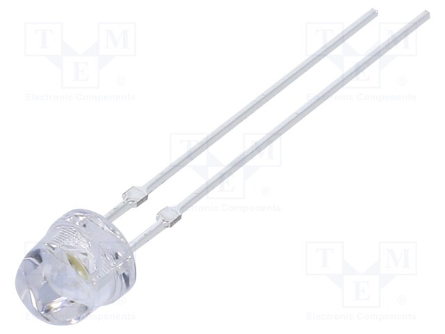 LED; 4.9mm; white warm; 4200÷5800mcd; 60°; 30mA; 2.9÷3.4V; 102mW